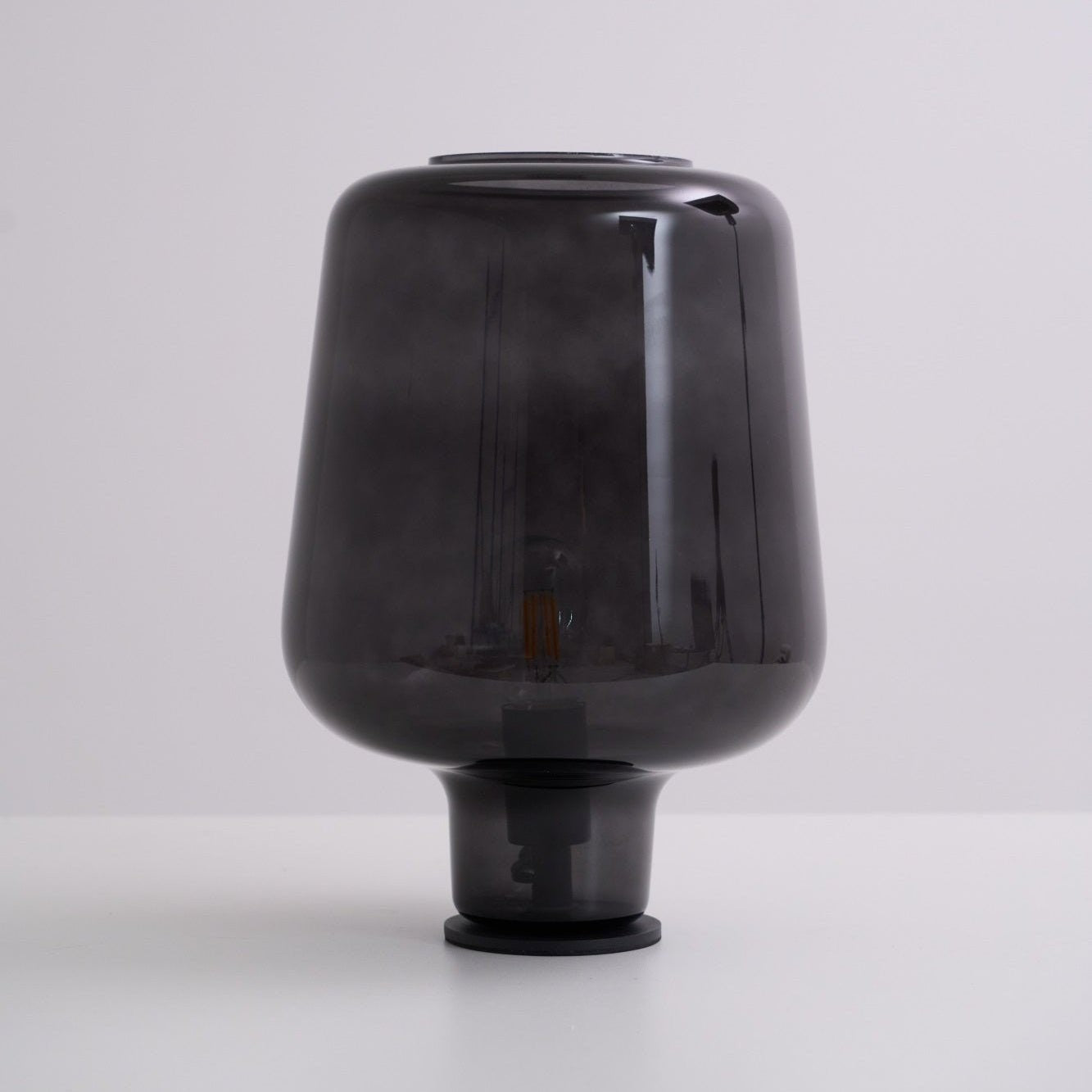 Noctra Glass Lantern Table Light, Bedside Table Lamp, detail 28