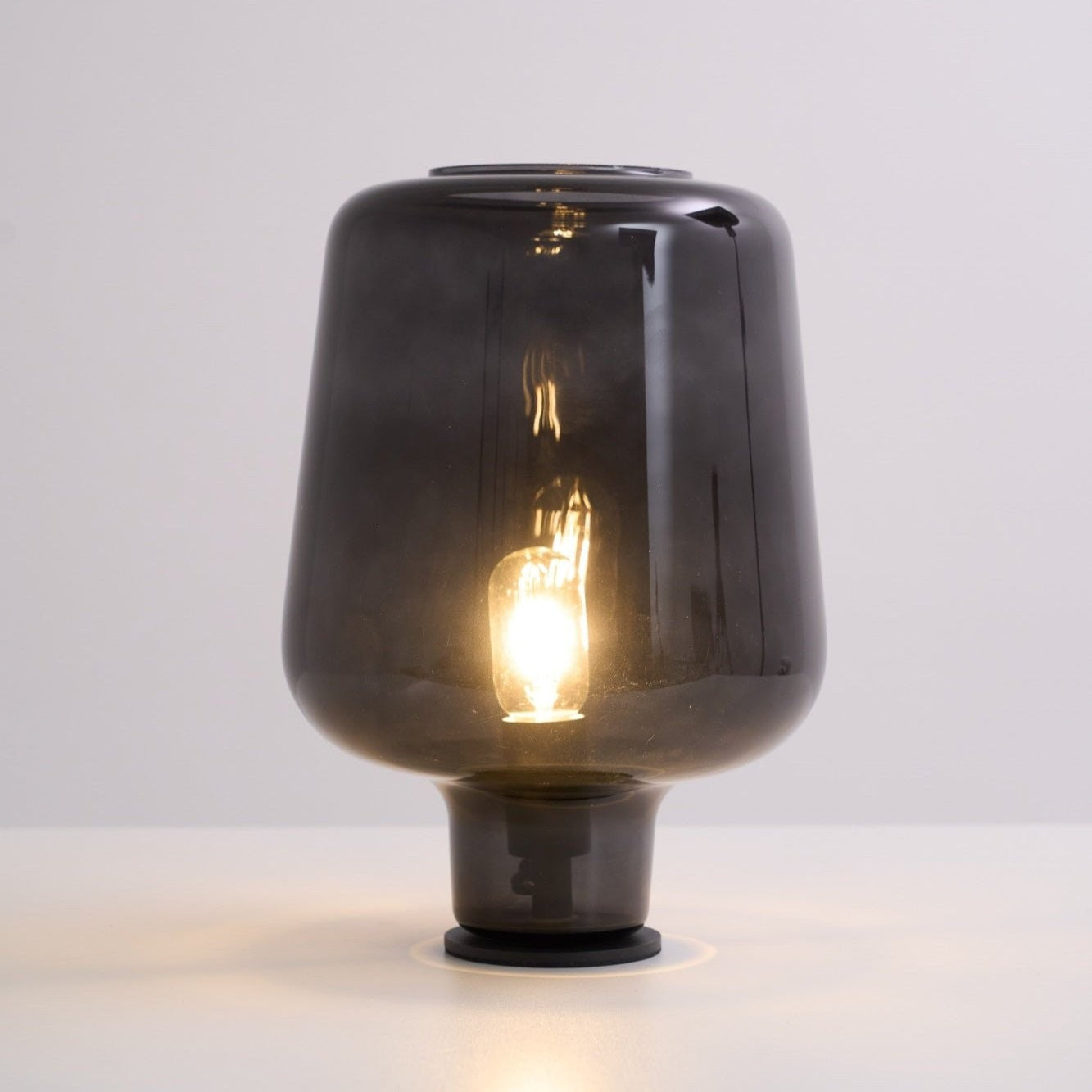 Noctra Glass Lantern Table Light, Bedside Table Lamp, detail 29