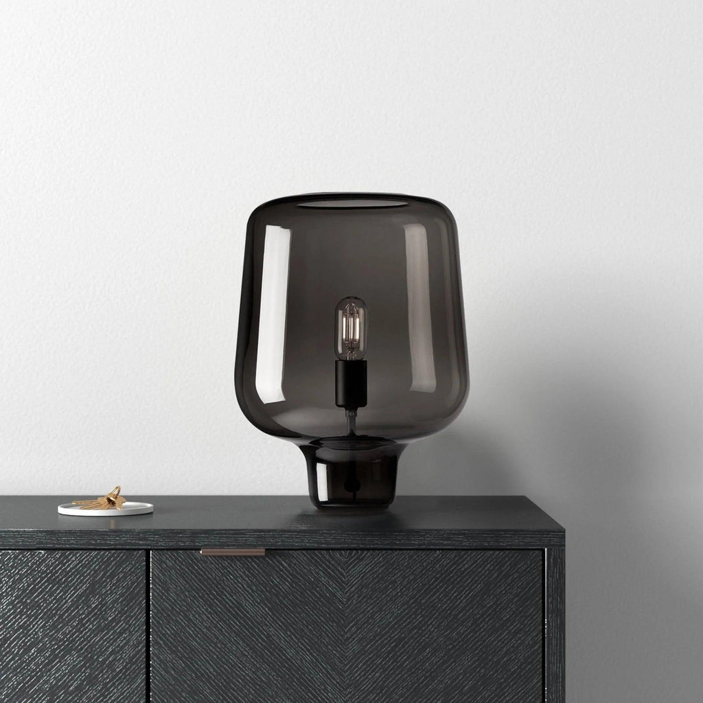 Noctra Glass Lantern Table Light, Bedside Table Lamp, detail 3