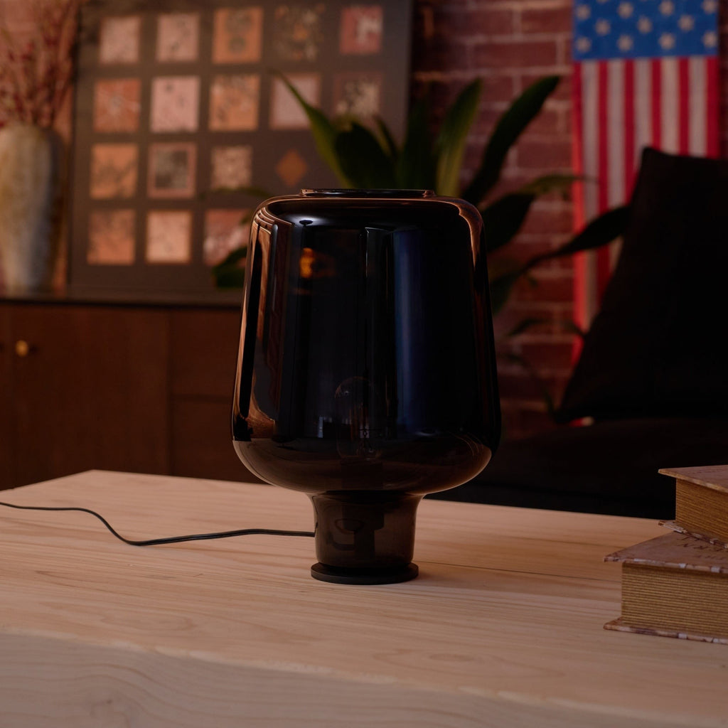 Noctra Glass Lantern Table Light, Bedside Table Lamp, detail 39