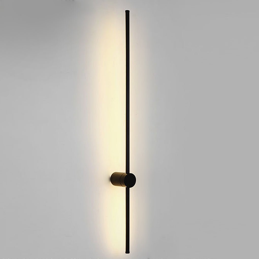 Nordic Linear Ultra-thin Long Strip LED Wall Light for Bedside Background Wall, Hardwired Wall Sconce, detail 6