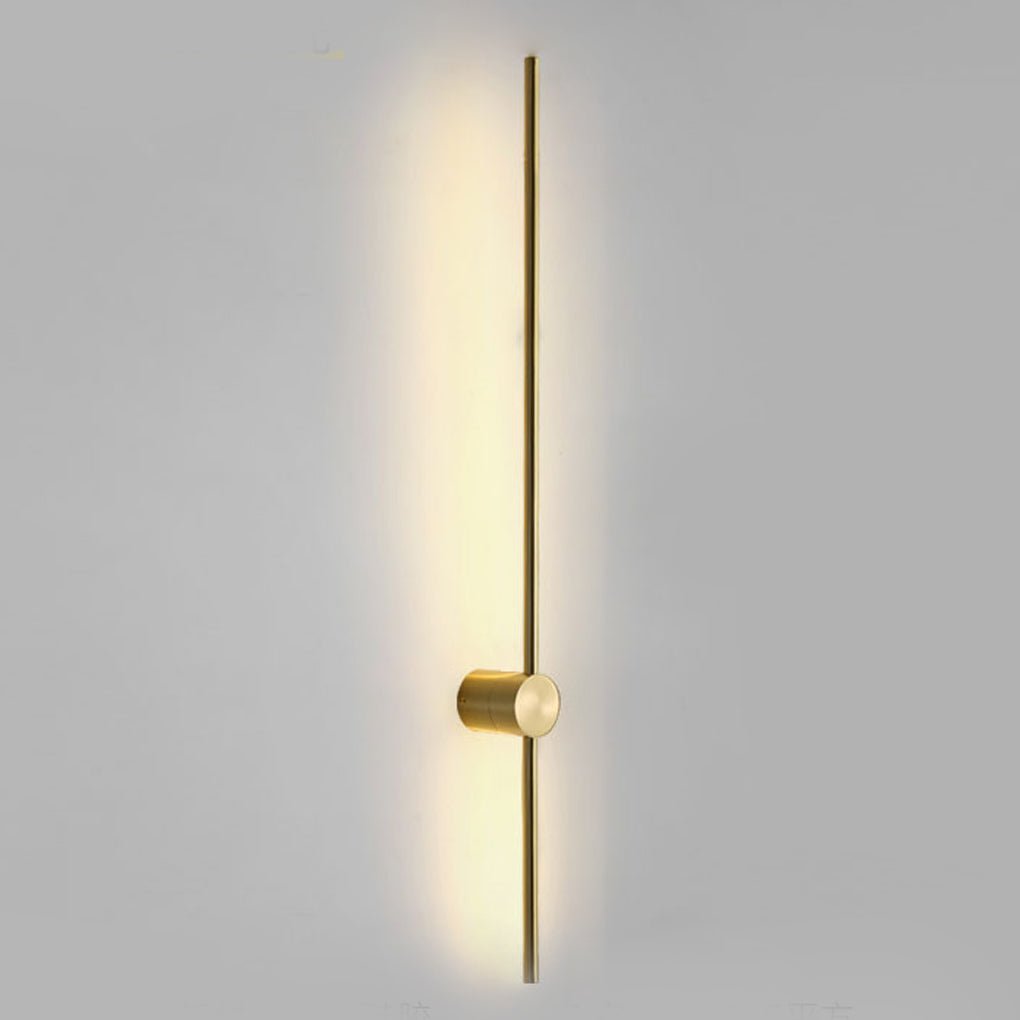 Nordic Linear Ultra-thin Long Strip LED Wall Light for Bedside Background Wall, Hardwired Wall Sconce, detail 8