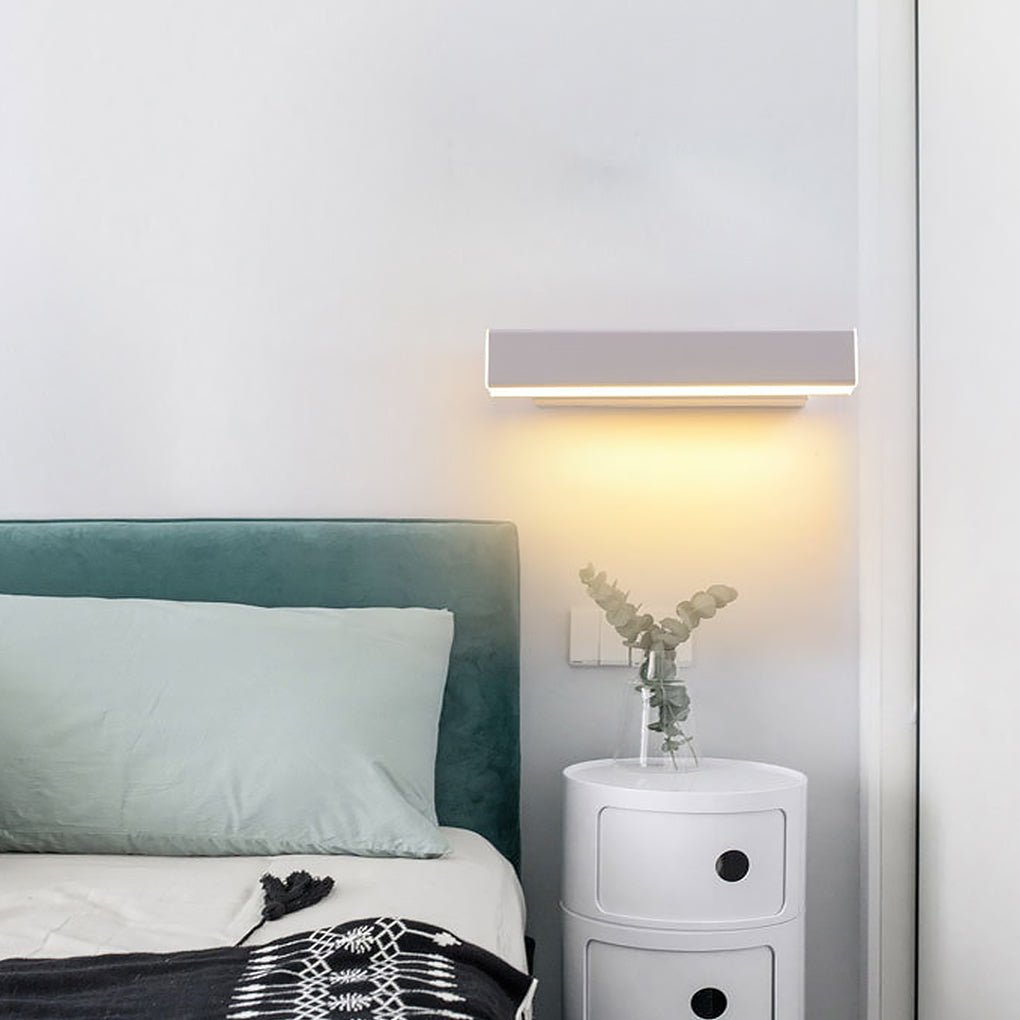 Nordic Clean-Lined 360° Rotatable LED Wall Light for Bedside Corridor Aisle, Bedroom Wall Sconce, detail 4