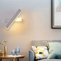 Nordic Clean-Lined 360° Rotatable LED Wall Light for Bedside Corridor Aisle, Bedroom Wall Sconce, 8"