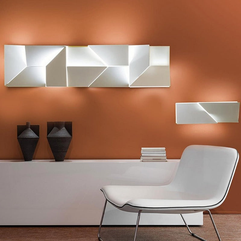 Nordic Clean-Lined Art Geometric Design Stepless Dimming LED Wall Light for Living Room, Bedroom Wall Sconce, detail 5