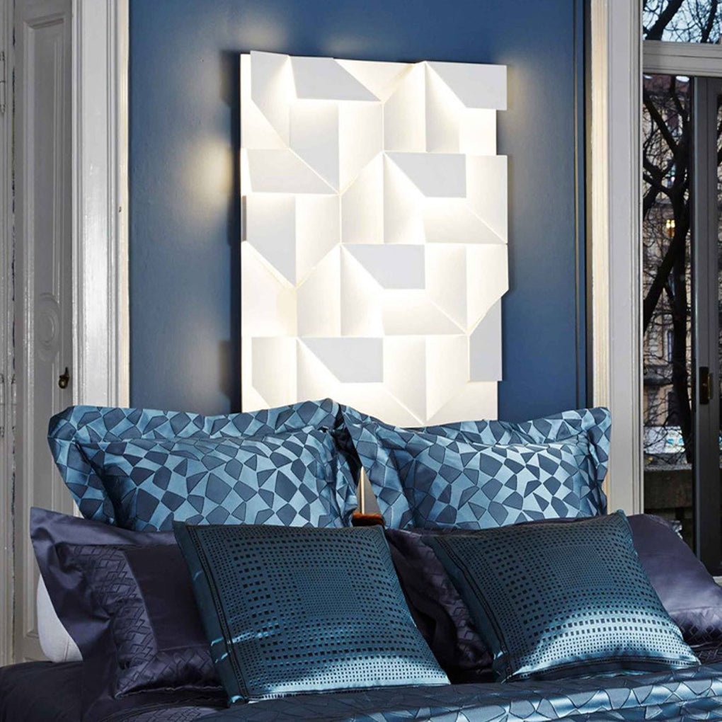 Nordic Clean-Lined Art Geometric Design Stepless Dimming LED Wall Light for Living Room, Bedroom Wall Sconce, detail 6