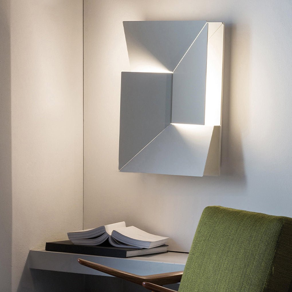 Nordic Clean-Lined Art Geometric Design Stepless Dimming LED Wall Light for Living Room, Bedroom Wall Sconce, detail 4