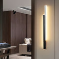 Nordic Clean-Lined Double Long Strip LED Wall Light for Living Room Bedside Aisle, Bathroom Wall Sconce, Iron, 39"