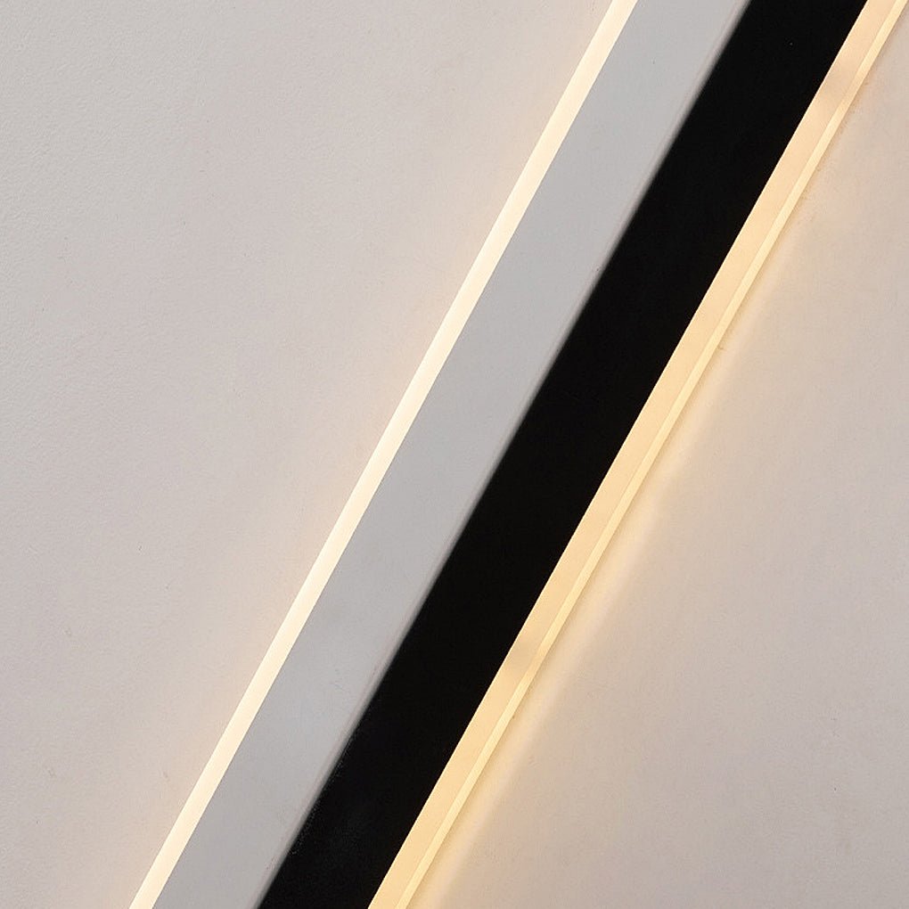 Nordic Clean-Lined Double Long Strip LED Wall Light for Living Room Bedside Aisle, Bathroom Wall Sconce, detail 12