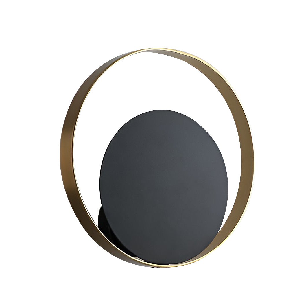 Nordic Clean-Lined LED Sconce Creative Circular Wall Light Wall Fixtures Wall Fixtures for Bedroom, Bedroom Wall Sconce, detail 6