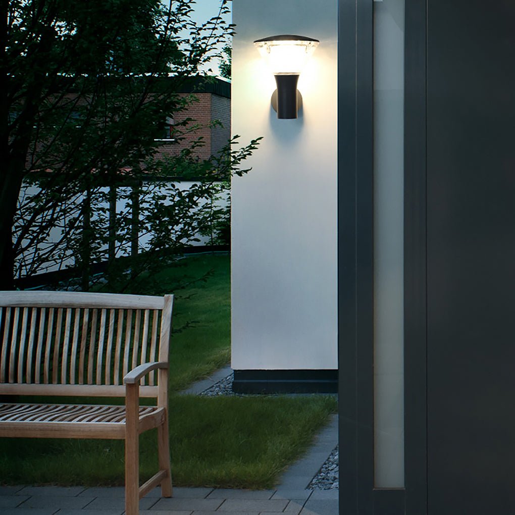 Circular LED Waterproof Nordic Sconces Wall Light Exterior Lights Path Lights, Outdoor Wall Light, Die-cast Aluminum, 11"