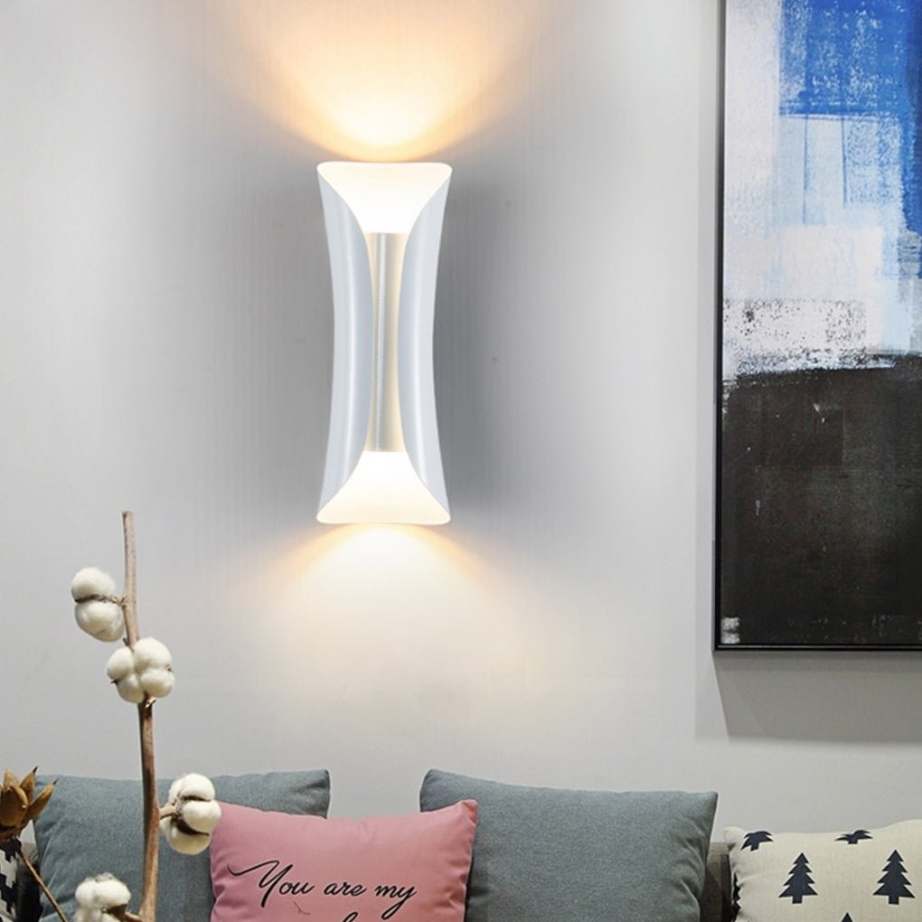 Nordic Clean-Lined Strip LED Wall Fixtures Atmosphere Decorative Lighting for Bedside Corridor, Bedroom Wall Sconce, detail 3