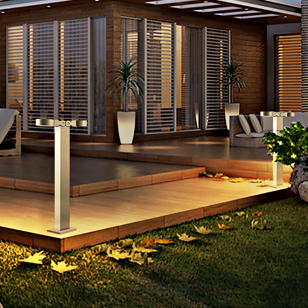 Nordic Clean-Lined Waterproof Exterior LED Garden Lawn Light Landscape Lighting, Outdoor Wall Light, detail 9