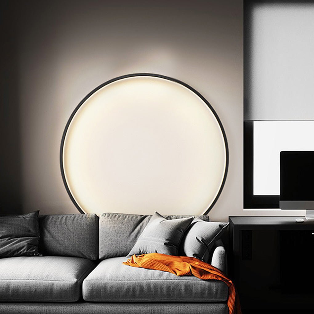 Nordic Clean-Lined Wiring Free Trichromatic Dimming Creative Atmosphere Wall Light, Bedroom Wall Sconce, detail 7