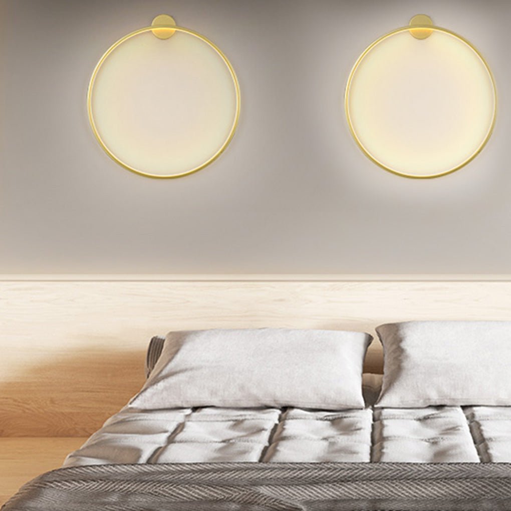 Nordic Clean-Lined Wiring Free Trichromatic Dimming Creative Atmosphere Wall Light, Bedroom Wall Sconce, 24"