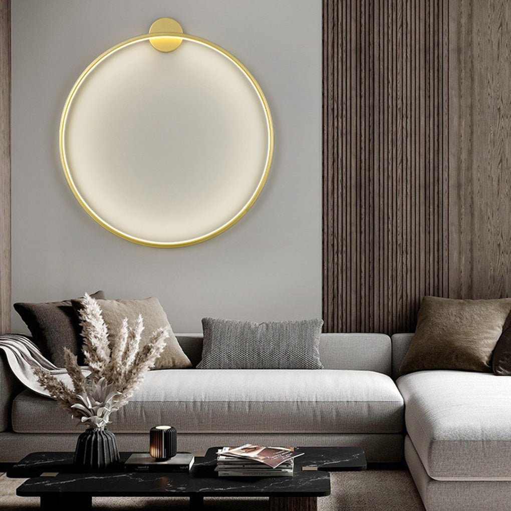Nordic Clean-Lined Wiring Free Trichromatic Dimming Creative Atmosphere Wall Light, Bedroom Wall Sconce, detail 2