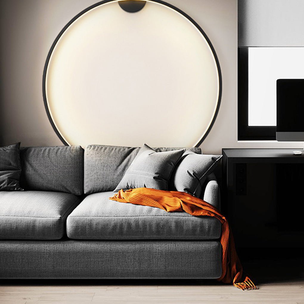 Nordic Clean-Lined Wiring Free Trichromatic Dimming Creative Atmosphere Wall Light, Bedroom Wall Sconce, detail 4