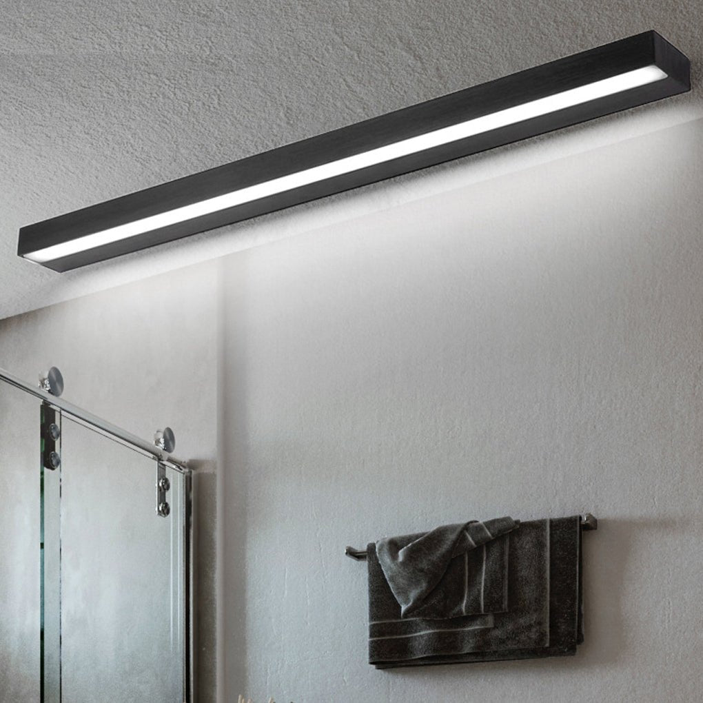 20''/24''/28'' Rectangle LED Bathroom Vanity Fixture with Downlight Design, Bathroom Vanity Light, Aluminum, 20"