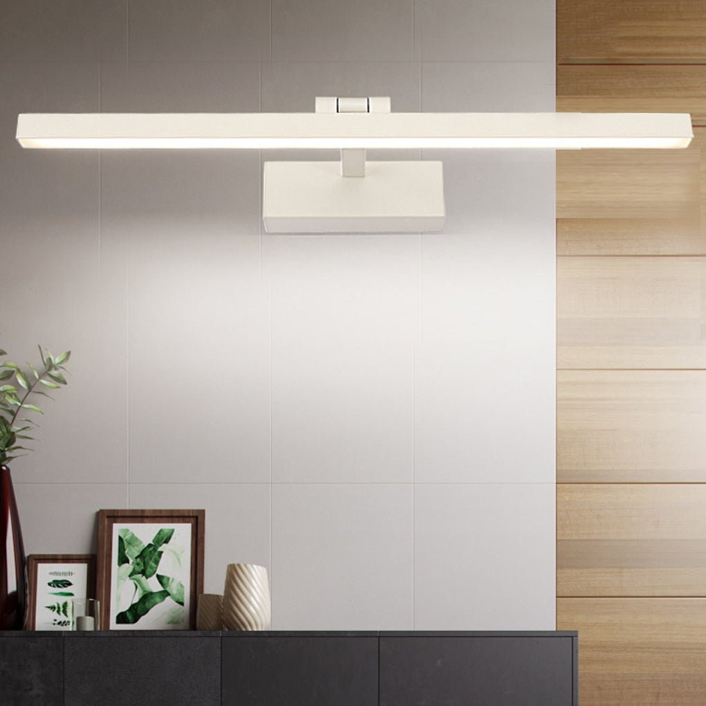 Rotatable Linear LED Bathroom Vanity Fixture Adjustable Lighting, Bathroom Vanity Light, Hardware + Acrylic, 35.4"