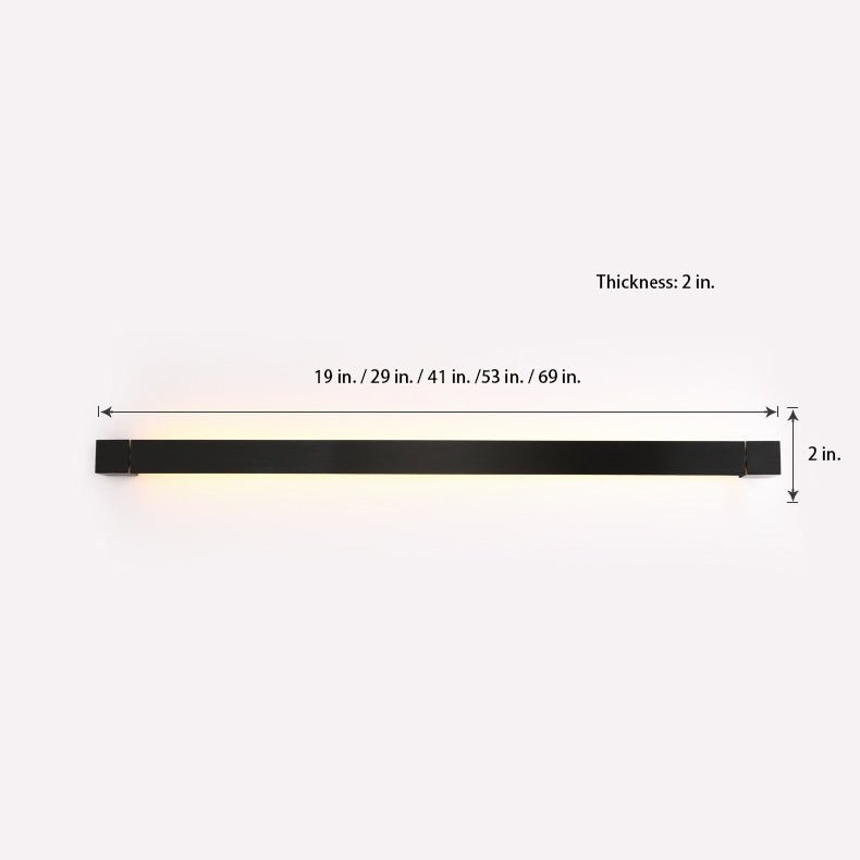 Nordic Ultra-thin Long Strip LED Bedside Background Wall Rotatable Wall Light, Hardwired Wall Sconce, detail 11