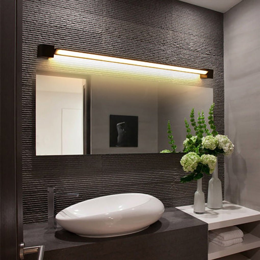Nordic Ultra-thin Long Strip LED Bedside Background Wall Rotatable Wall Light, Hardwired Wall Sconce, detail 8