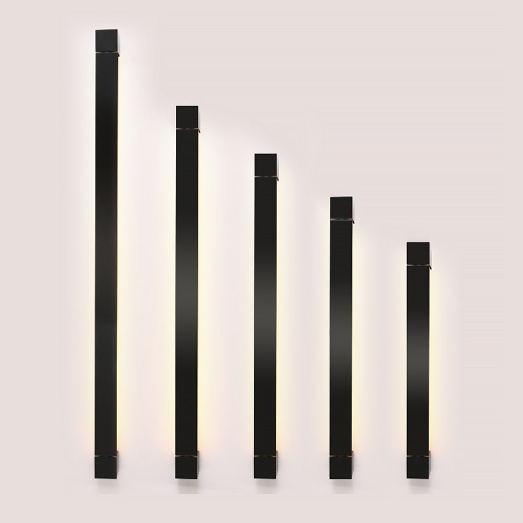 Nordic Ultra-thin Long Strip LED Bedside Background Wall Rotatable Wall Light, Hardwired Wall Sconce, detail 10