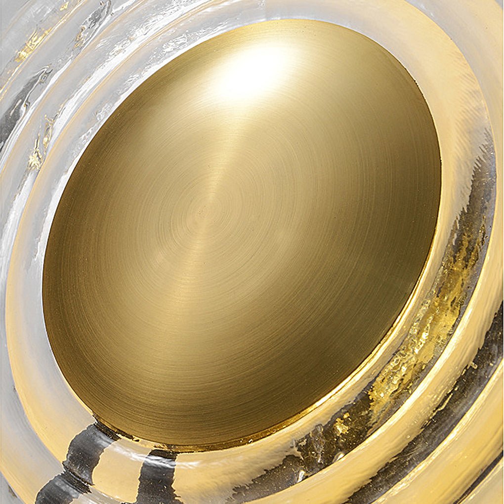 Nordic Unique Corrugated Ripple Glass Ins Aisle Bedside Decorative LED Wall Light, Bedroom Wall Sconce, detail 9
