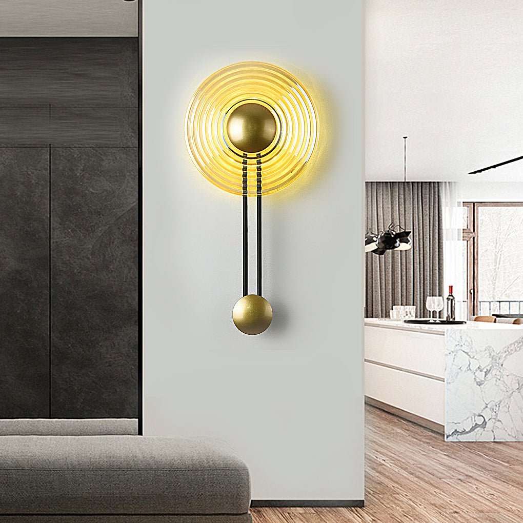 Nordic Unique Corrugated Ripple Glass Ins Aisle Bedside Decorative LED Wall Light, Bedroom Wall Sconce, detail 10