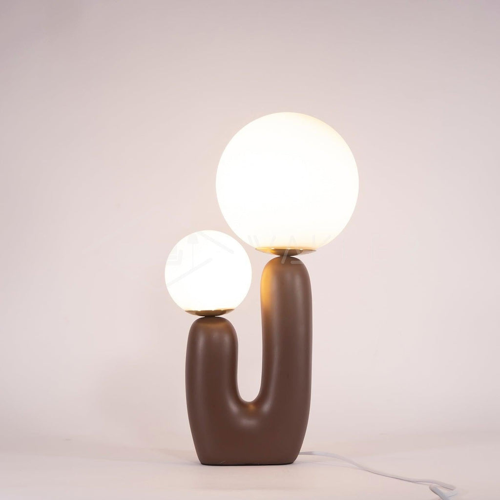 Oo Smooth Resin Table Light, Bedside Table Lamp, detail 14