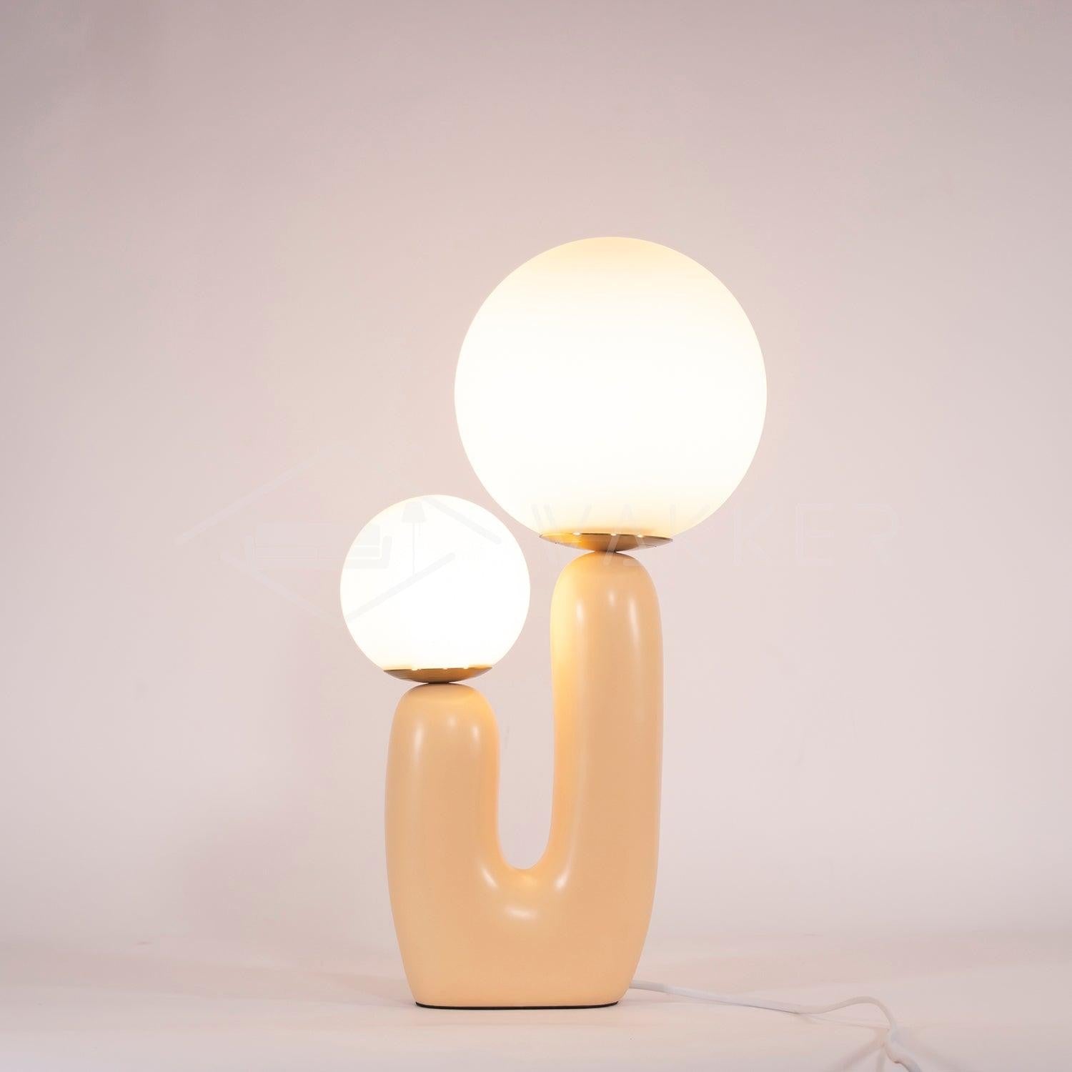 Oo Smooth Resin Table Light, Bedside Table Lamp, detail 16