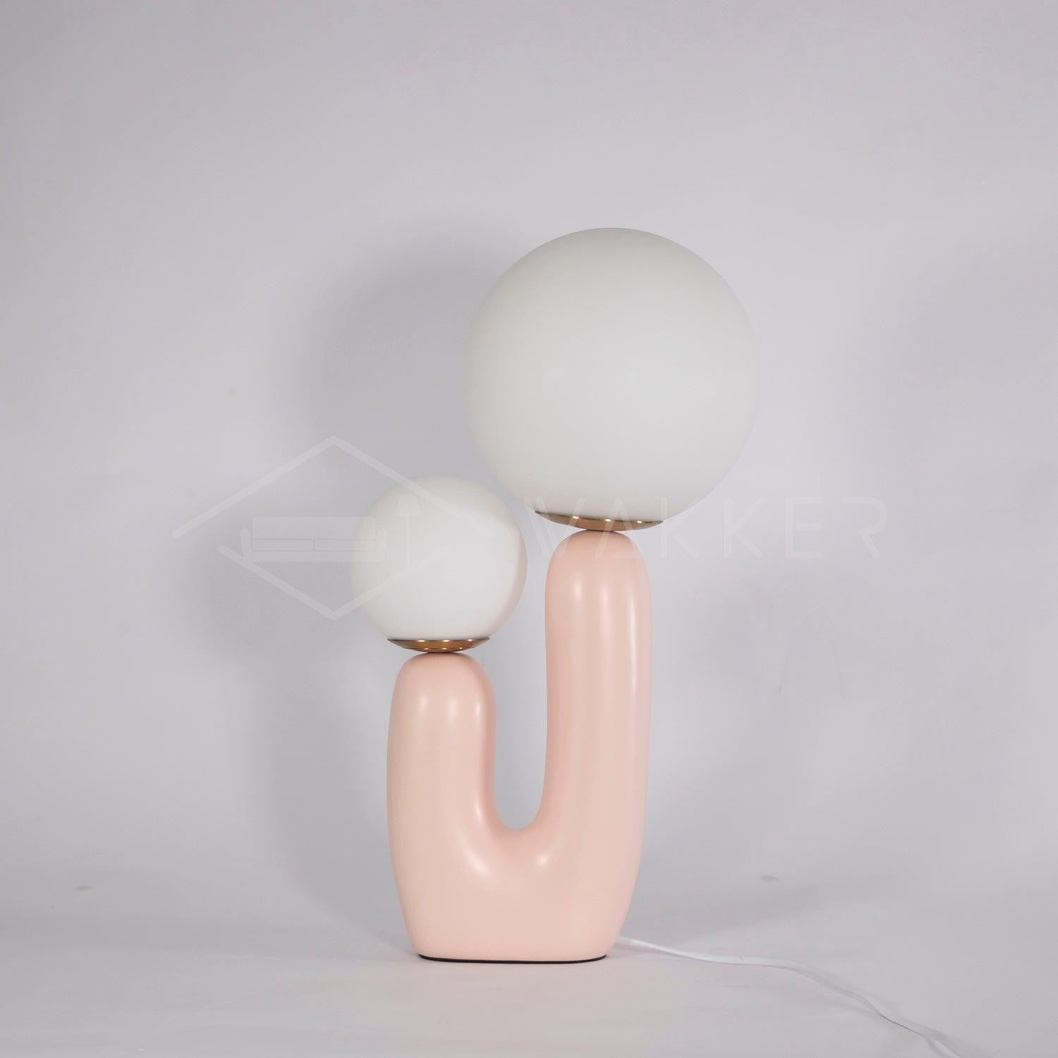 Oo Smooth Resin Table Light, Bedside Table Lamp, detail 2