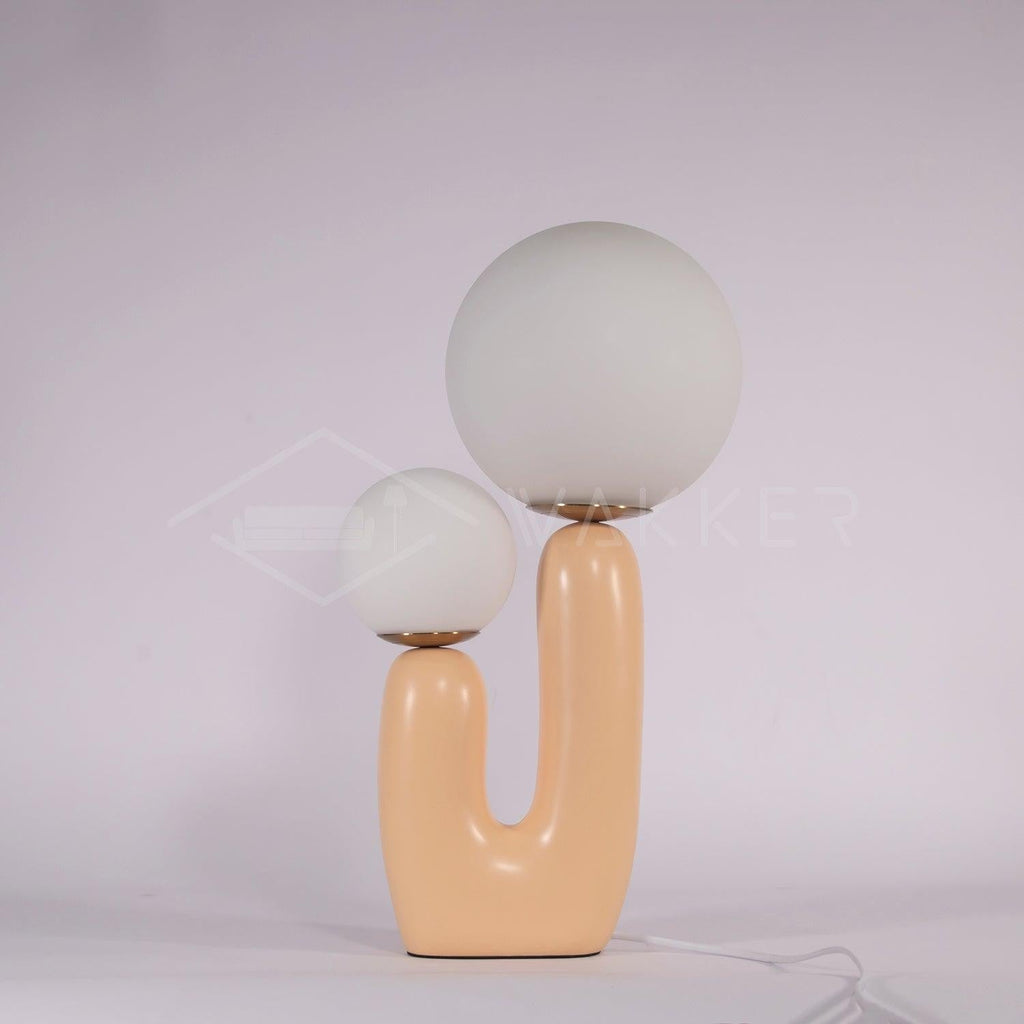 Oo Smooth Resin Table Light, Bedside Table Lamp, detail 3