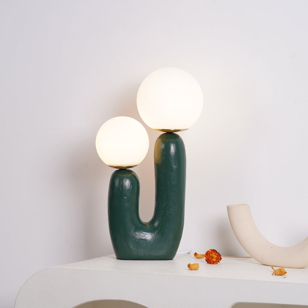 Oo Textured Resin Table Light, Bedside Table Lamp, detail 17