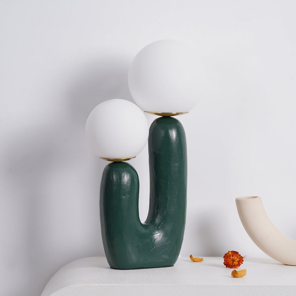 Oo Textured Resin Table Light, Bedside Table Lamp, detail 18
