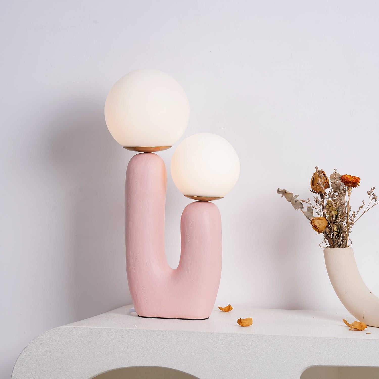 Oo Textured Resin Table Light, Bedside Table Lamp, detail 20