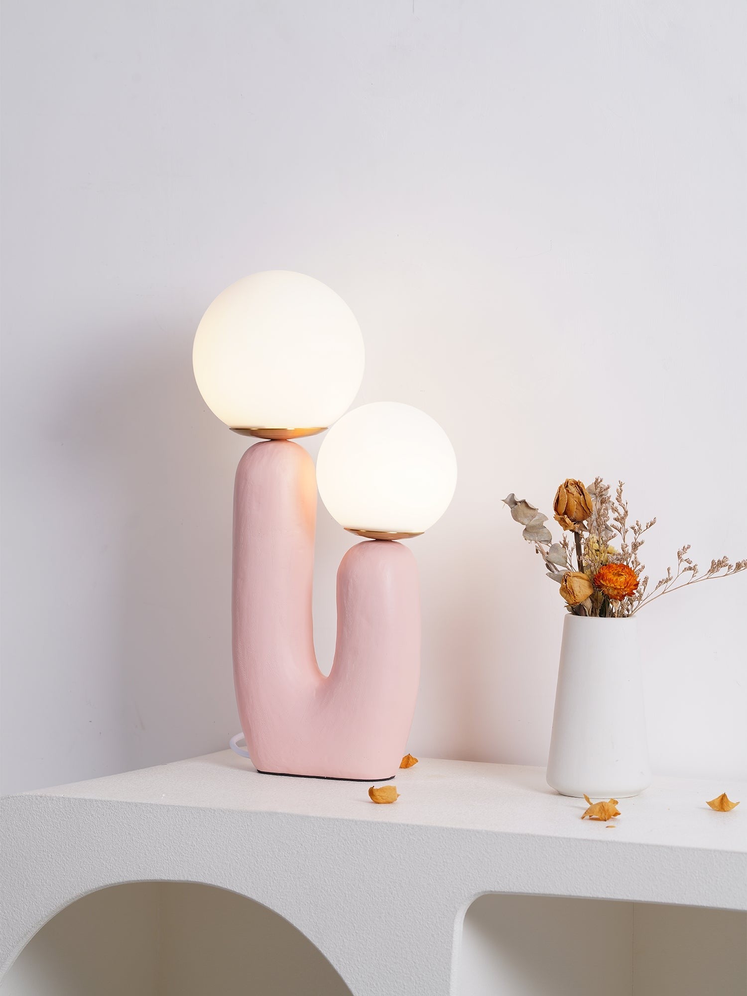 Oo Textured Resin Table Light, Bedside Table Lamp, detail 23