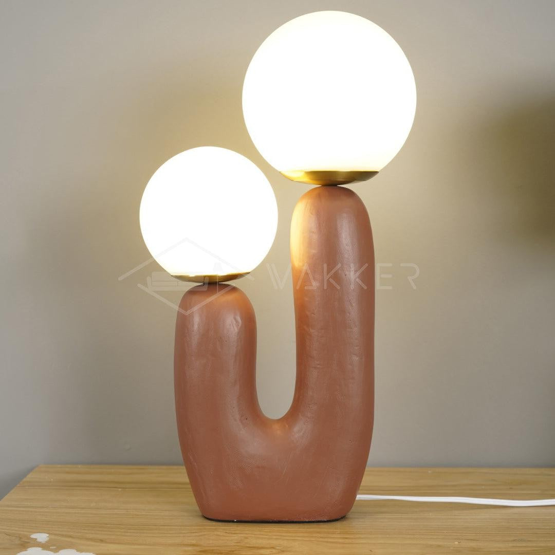 Oo Textured Resin Table Light, Bedside Table Lamp, detail 25