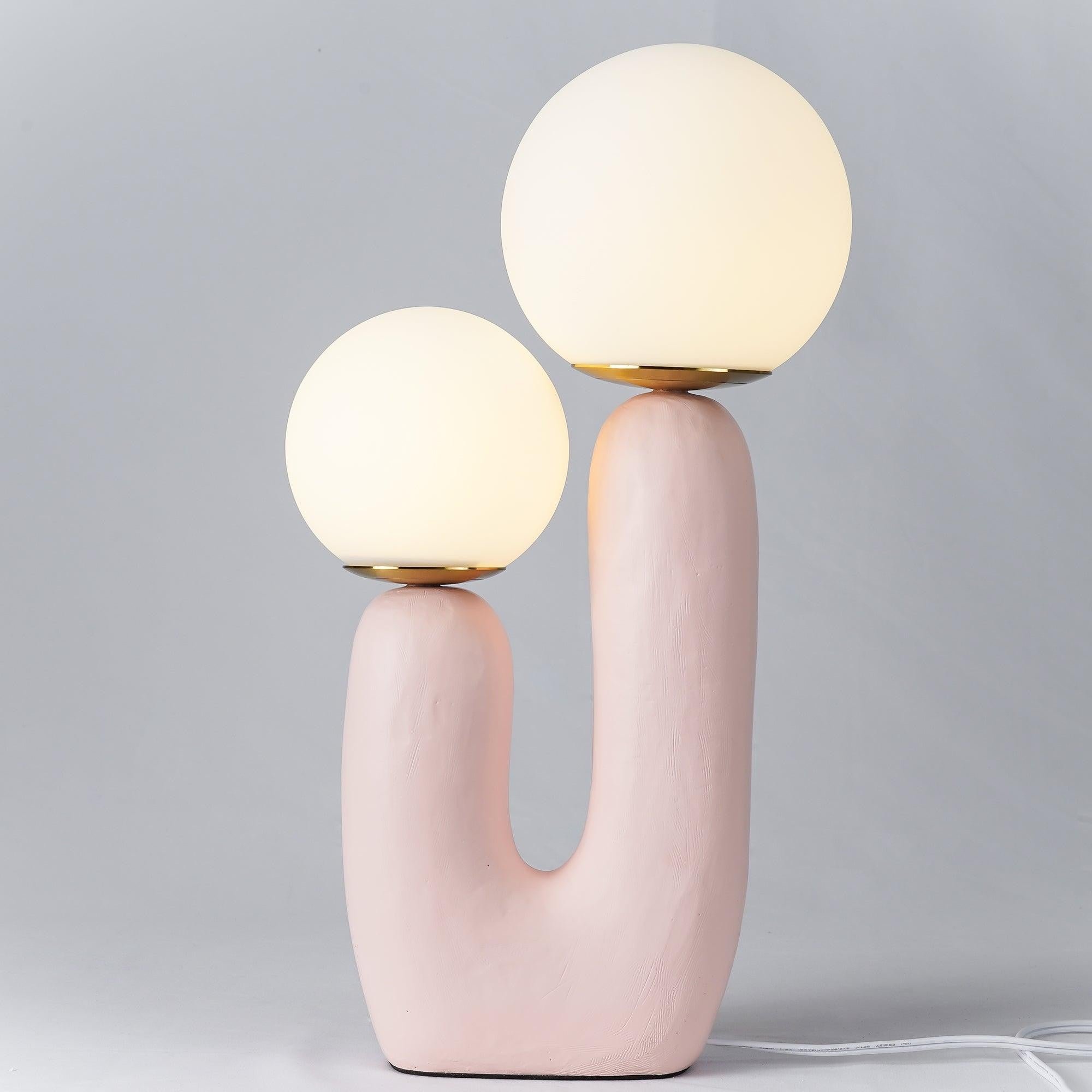 Oo Textured Resin Table Light, Bedside Table Lamp, detail 2