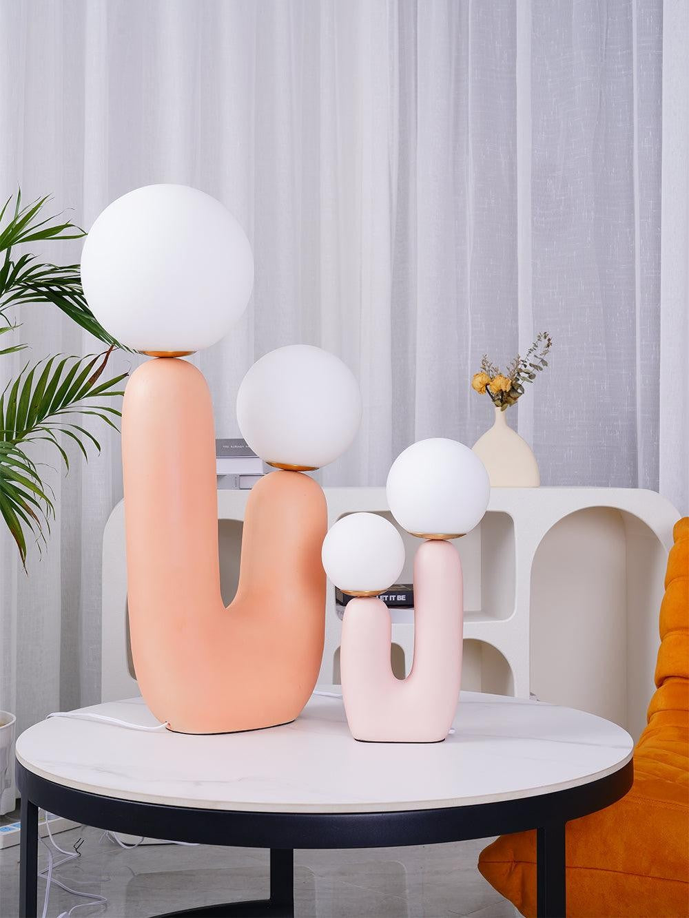 Oo Textured Resin Table Light, Bedside Table Lamp, detail 38