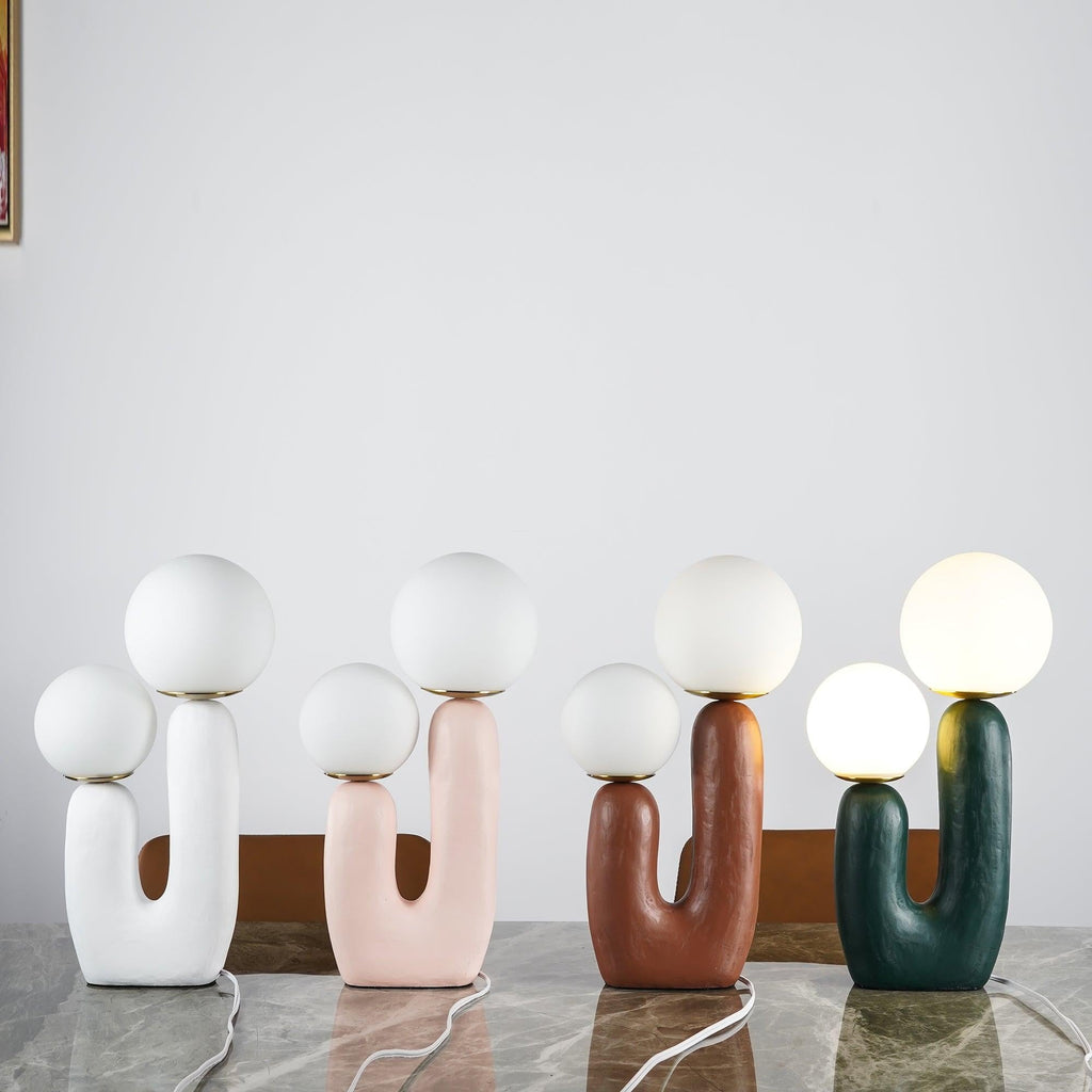 Oo Textured Resin Table Light, Bedside Table Lamp, detail 41