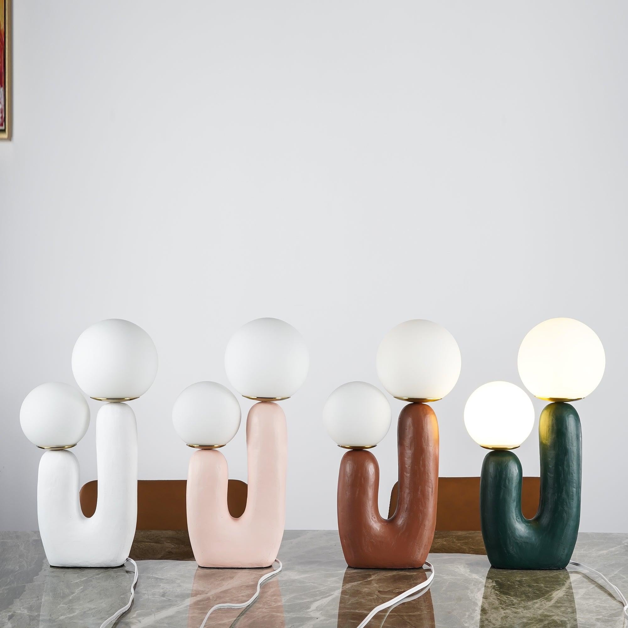 Oo Textured Resin Table Light, Bedside Table Lamp, detail 41