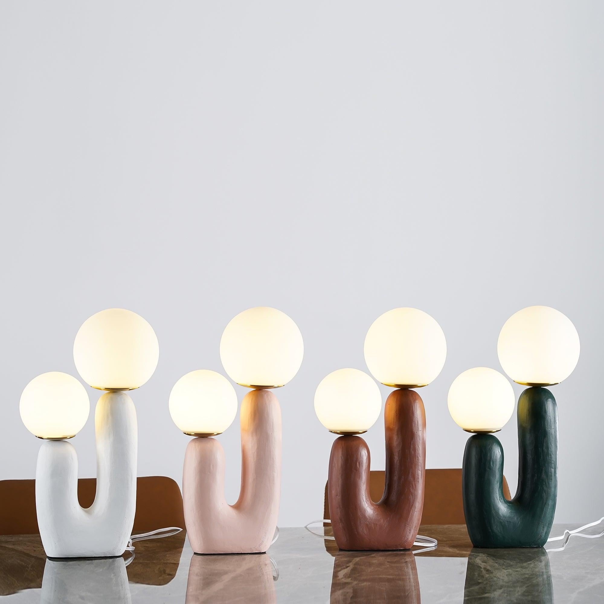 Oo Textured Resin Table Light, Bedside Table Lamp, detail 42