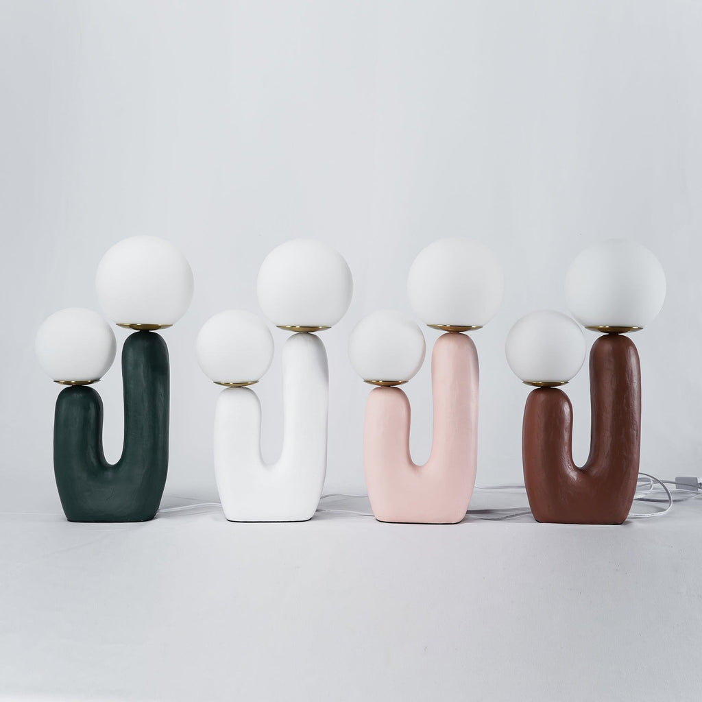 Oo Textured Resin Table Light, Bedside Table Lamp, detail 43