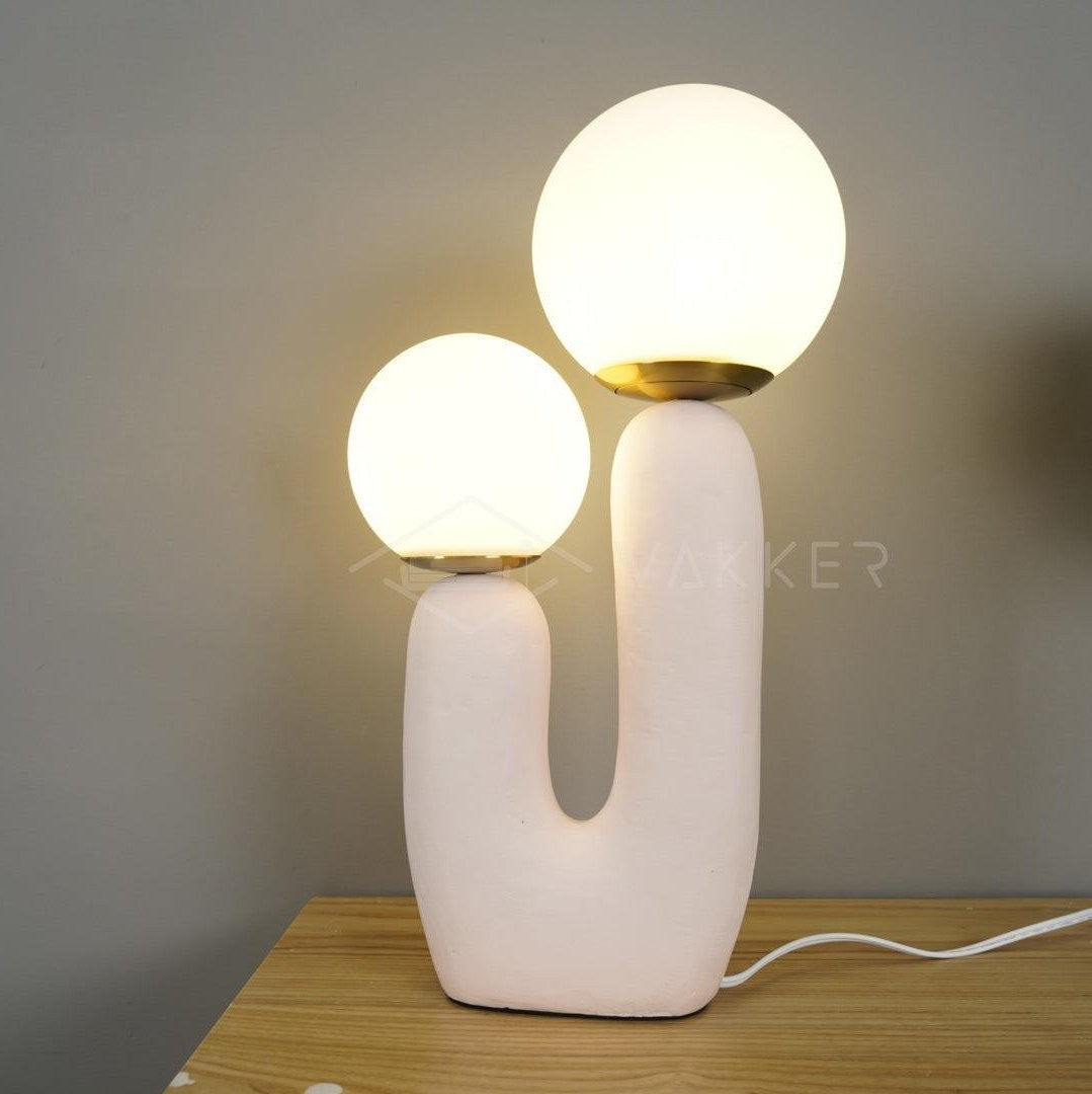 Oo Textured Resin Table Light, Bedside Table Lamp, detail 47