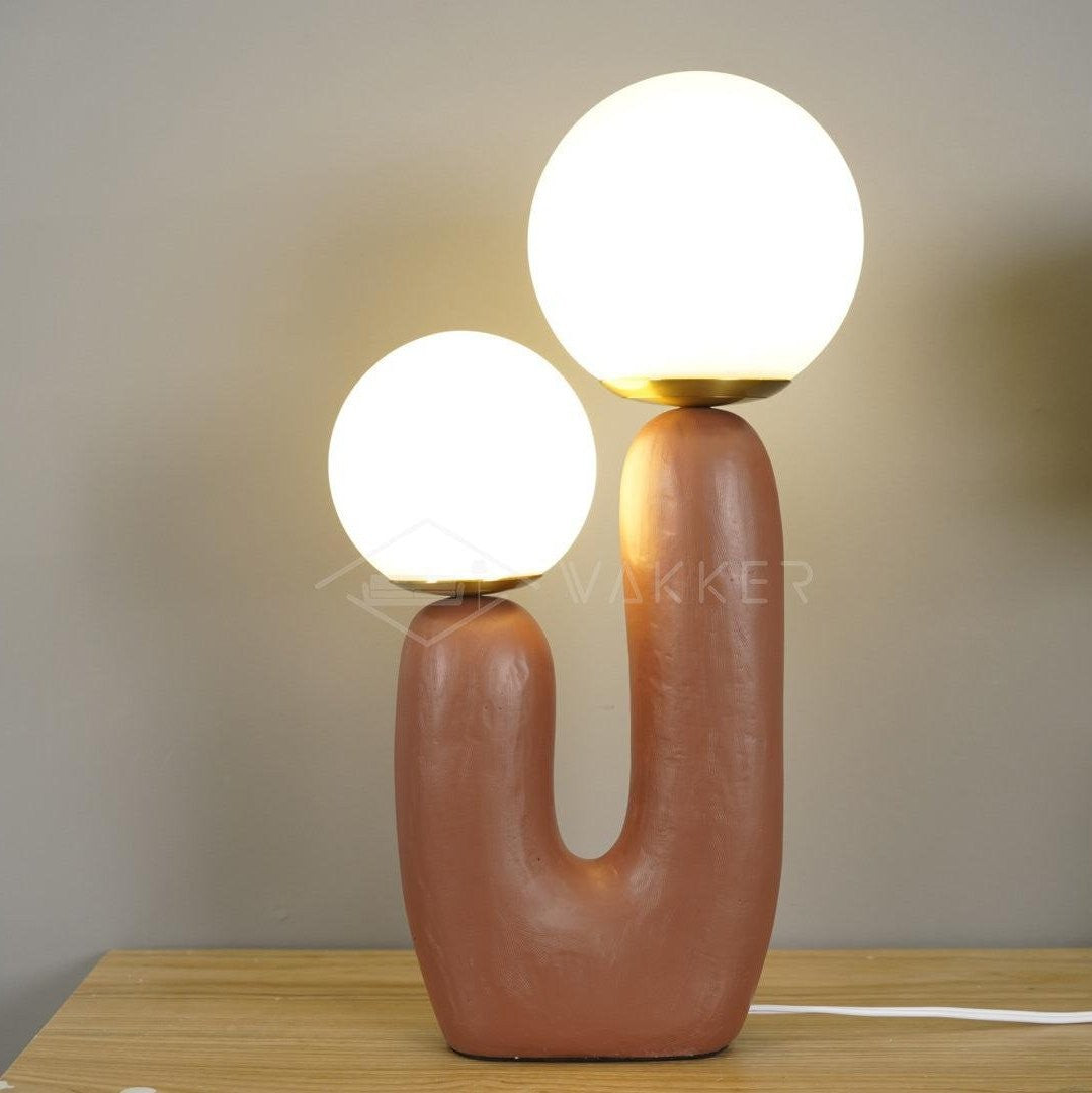 Oo Textured Resin Table Light, Bedside Table Lamp, detail 48