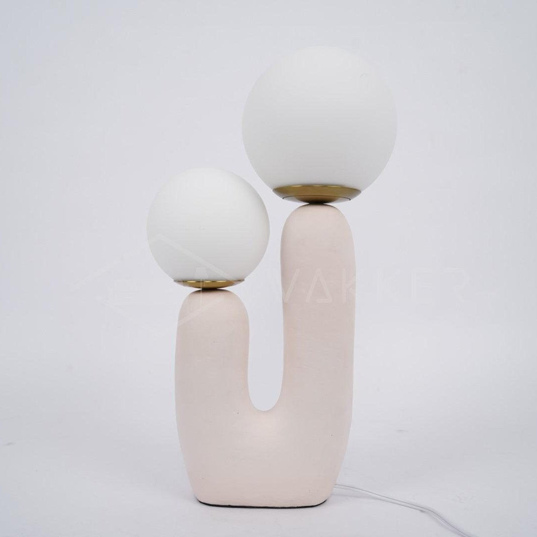 Oo Textured Resin Table Light, Bedside Table Lamp, detail 49