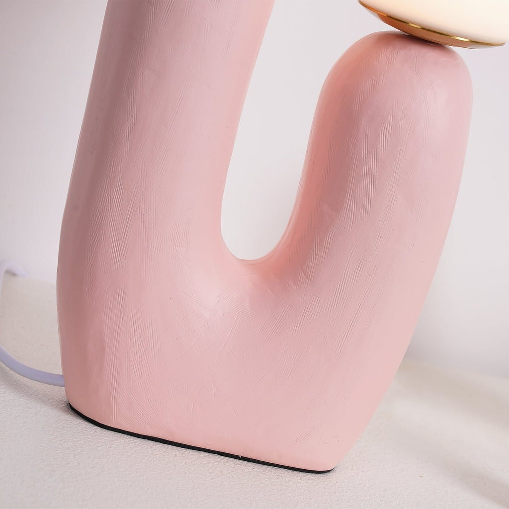 Oo Textured Resin Table Light, Bedside Table Lamp, detail 57