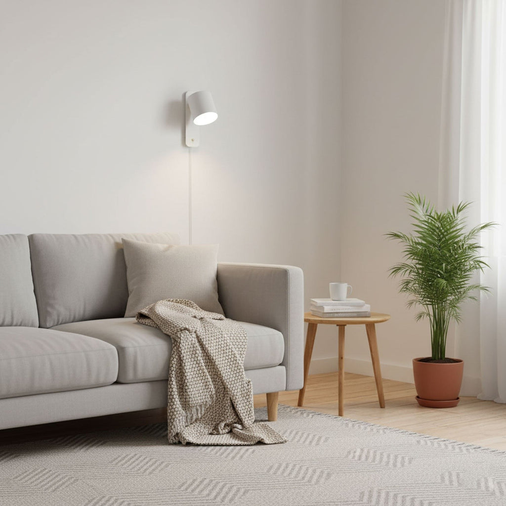 Orbit Plug-in Rotating Wall Light, Plug-In Wall Sconce, detail 11