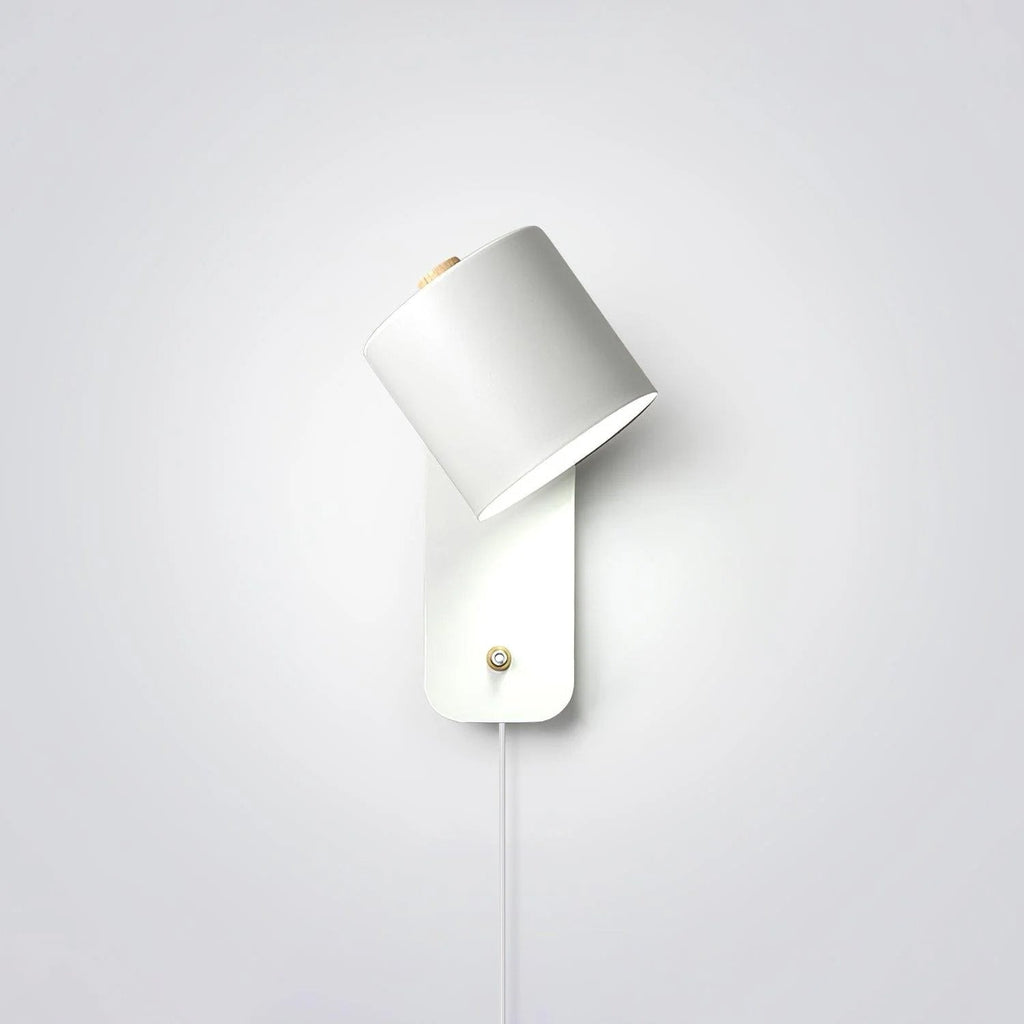 Orbit Plug-in Rotating Wall Light, Plug-In Wall Sconce, Metal, ∅ 5.1″ x H 11.8″