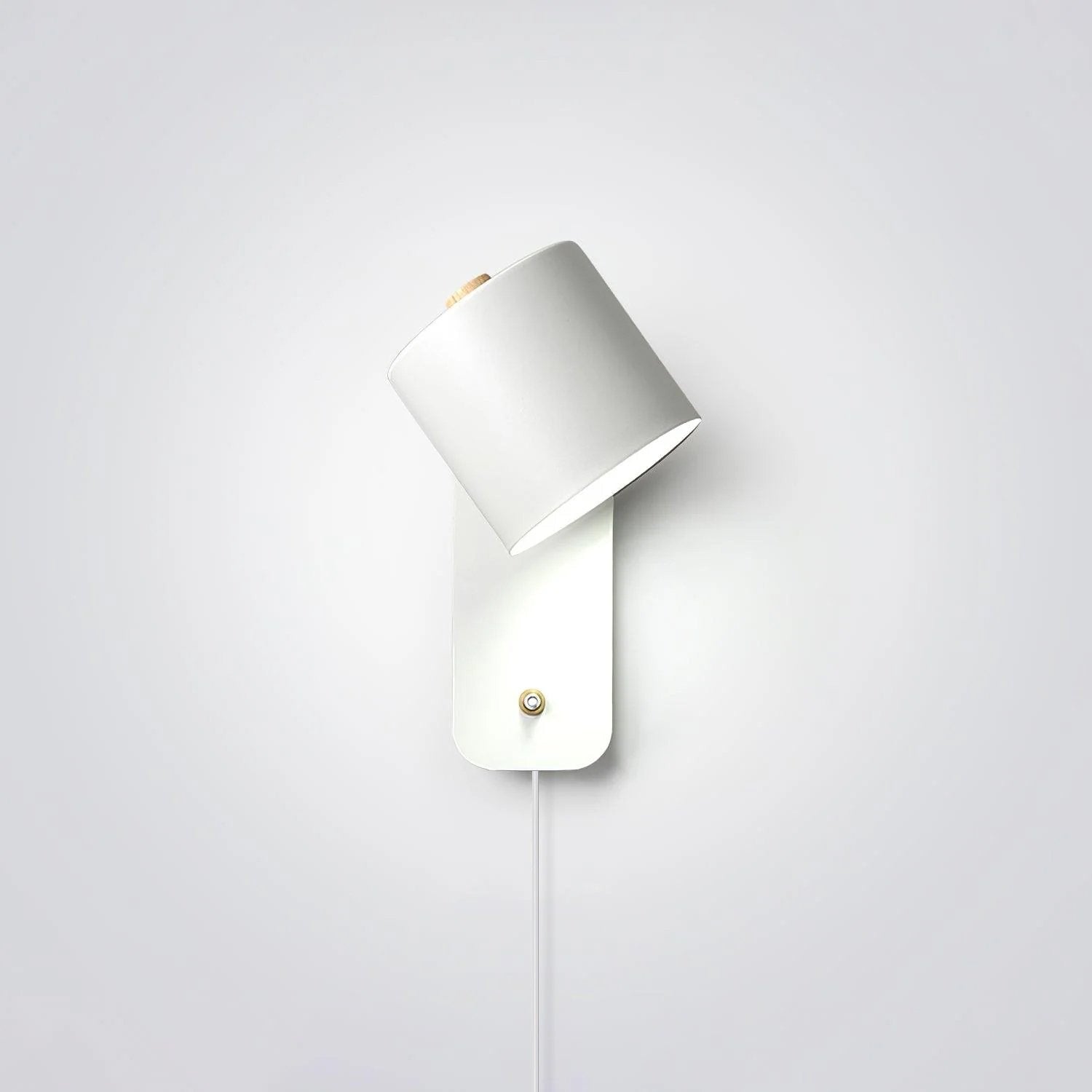 Orbit Plug-in Rotating Wall Light, Plug-In Wall Sconce, Metal, ∅ 5.1″ x H 11.8″